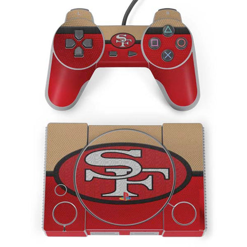 NFL San Francisco 49ers Vintage PlayStation Classic Bundle Skin